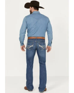 Cinch Men's Ian Medium Stonewash Slim Boot Performance Stretch Denim Jeans 8 Cinch Men's Ian Medium Stonewash Slim Boot Performance Stretch Denim Jeans -Western Cowboy Equipment Store 2000386396 402 P3
