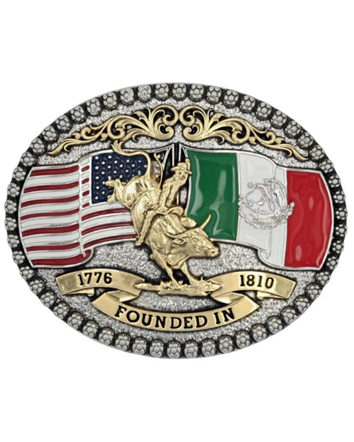 Montana Silversmiths Men's Independence Founded Attitude Buckle 3 Montana Silversmiths Men's Independence Founded Attitude Buckle