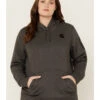 Carhartt Women's Relaxed Fit Midweight Logo Hooded Work Sweatshirt - Plus -Western Cowboy Equipment Store 2000394091 001 P1