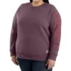 Carhartt Women's Relaxed Fit Midweight Crewneck Block Logo Sleeve Graphic Sweatshirt - Plus 1 Carhartt Women's Relaxed Fit Midweight Crewneck Block Logo Sleeve Graphic Sweatshirt - Plus -Western Cowboy Equipment Store 2000394335 500 P1