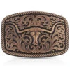 Montana Silversmiths Vintage Bronze Texas Longhorn Buckle -Western Cowboy Equipment Store 2000396071 711 P1