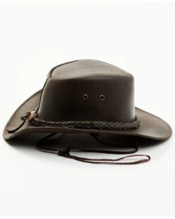 Bullhide Kids' Cedar Grove Leather Outback Hat 9 Bullhide Kids' Cedar Grove Leather Outback Hat -Western Cowboy Equipment Store 282B40 7010 P3