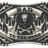 AndWest Men's Bad To The Bone Belt Buckle -Western Cowboy Equipment Store 290A25 03 P1