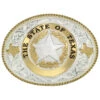 Montana Silversmiths Men's State Of Texas Star Seal Western Belt Buckle -Western Cowboy Equipment Store 290D46 94 P1