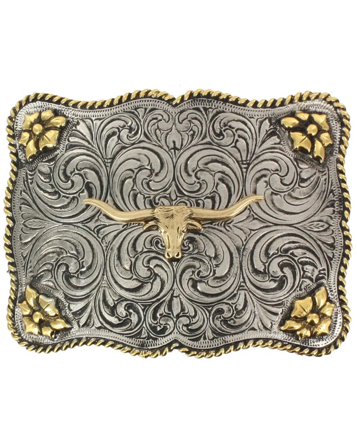 Cody James Men's Interchangeable Longhorn Belt Buckle 3 Cody James Men's Interchangeable Longhorn Belt Buckle